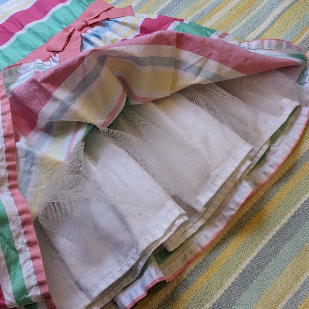 ⭐ Beautiful Carter's pastel striped dress 4T